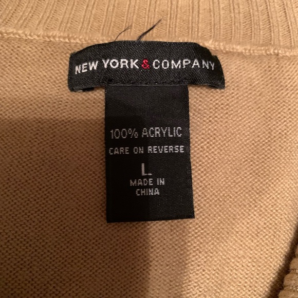 NWOT NY & CO Cowl Neck Sweater - Picture 9 of 9